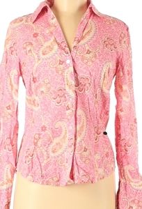 Paisley long sleeve shirt sz large